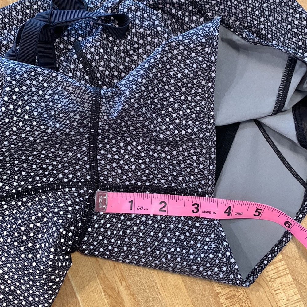 lululemon athletica Black and White Polka Dot Running Shorts - Picture 12 of 13
